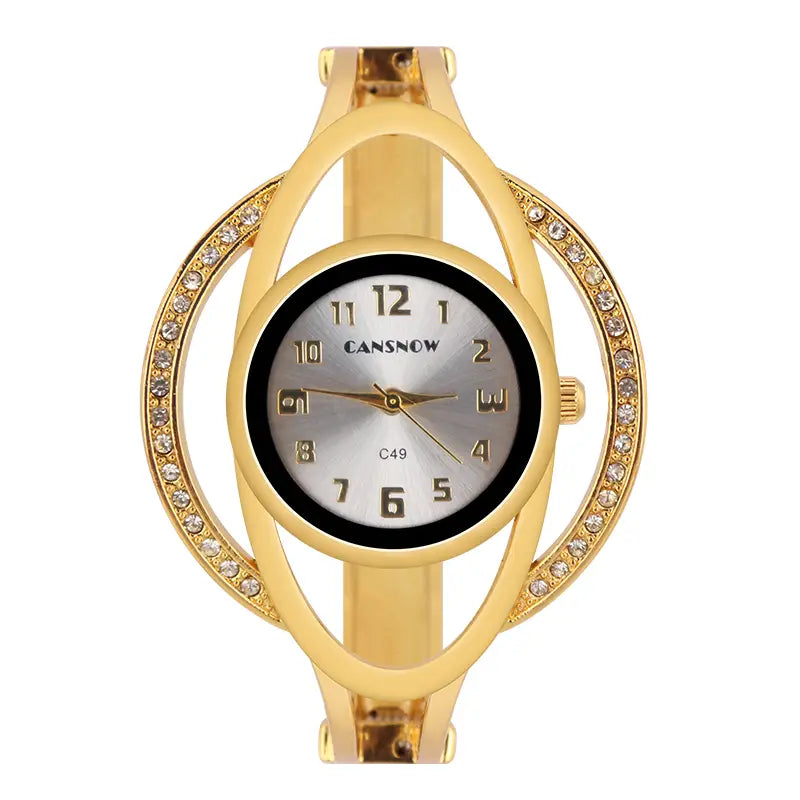 Luxury Stainless Steel Bracelet Quartz Women Watch
