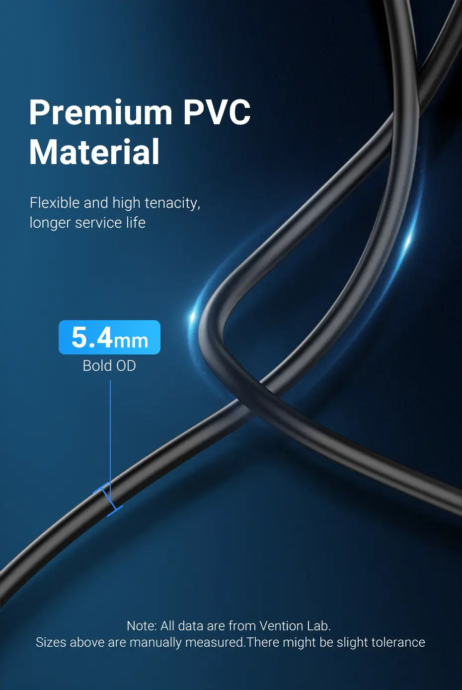Vention USB 3.0 Extension Cable USB 3.0 2.0 Cable Extender Data Cord for PC Smart TV Xbox One SSD Fast Speed USB Cable