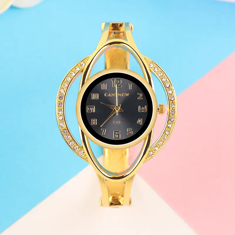 Luxury Stainless Steel Bracelet Quartz Women Watch