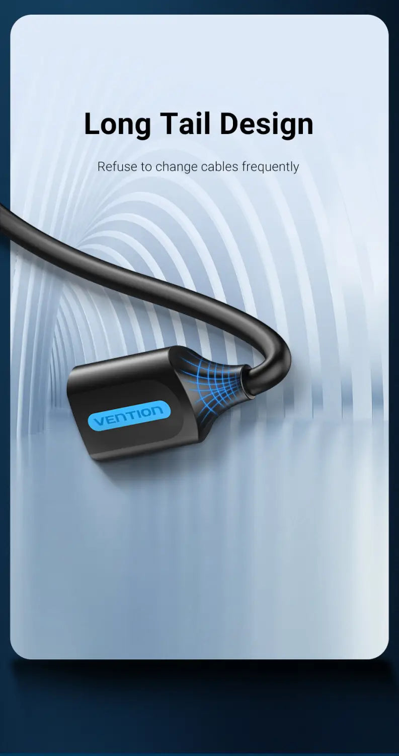 Vention USB 3.0 Extension Cable USB 3.0 2.0 Cable Extender Data Cord for PC Smart TV Xbox One SSD Fast Speed USB Cable