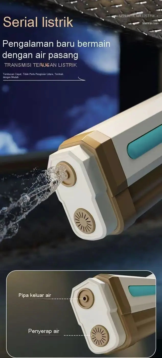 2026 Electric Water Guns For Adults Powerful Squirt Automatic Water Suction Water Blasters Summer Outdoor BeachToy For