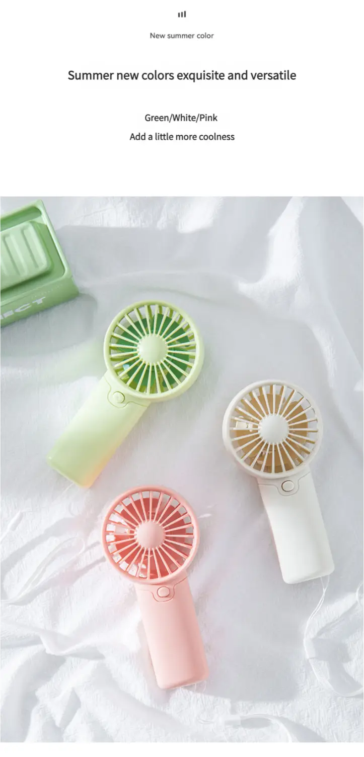 Portable Fan Convenient Creative Small Fan Pocket Hand-held Fan Lightweight AA Battery Handheld Mini Fan Air Coolers