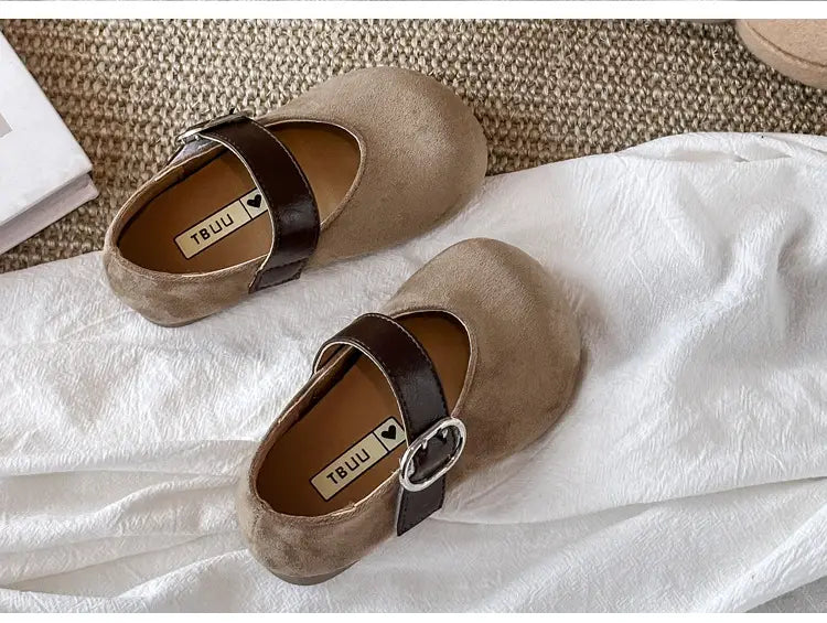 Beautiful Shoe’s Fashion Leopard Print Kid Shoe2026spring New Cute Girl Shoe Retro Princess Shoe Brand Girl Leather