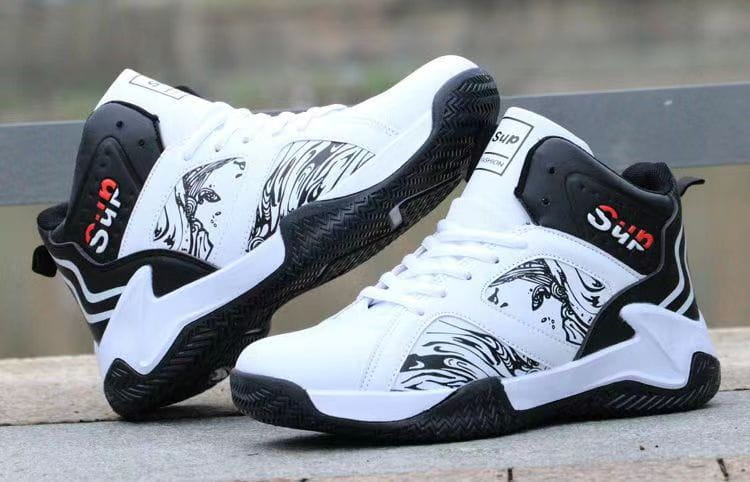 Beautiful Shoe’s New Anti-Slip Men’s Sneaker High Top Men’s Basketball Shoes Luxury Comfortable Running Shoes
