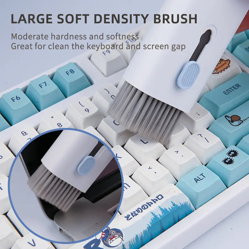 7-in-1 Computer Keyboard Cleaner Brush Kit Earphone Cleaning Pen For Headset Keyboard Cleaning Tools Cleaner Keycap
