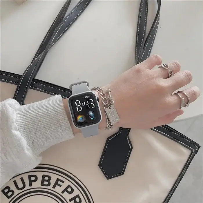 Digital LED Sports Wristwatch for Men and Women