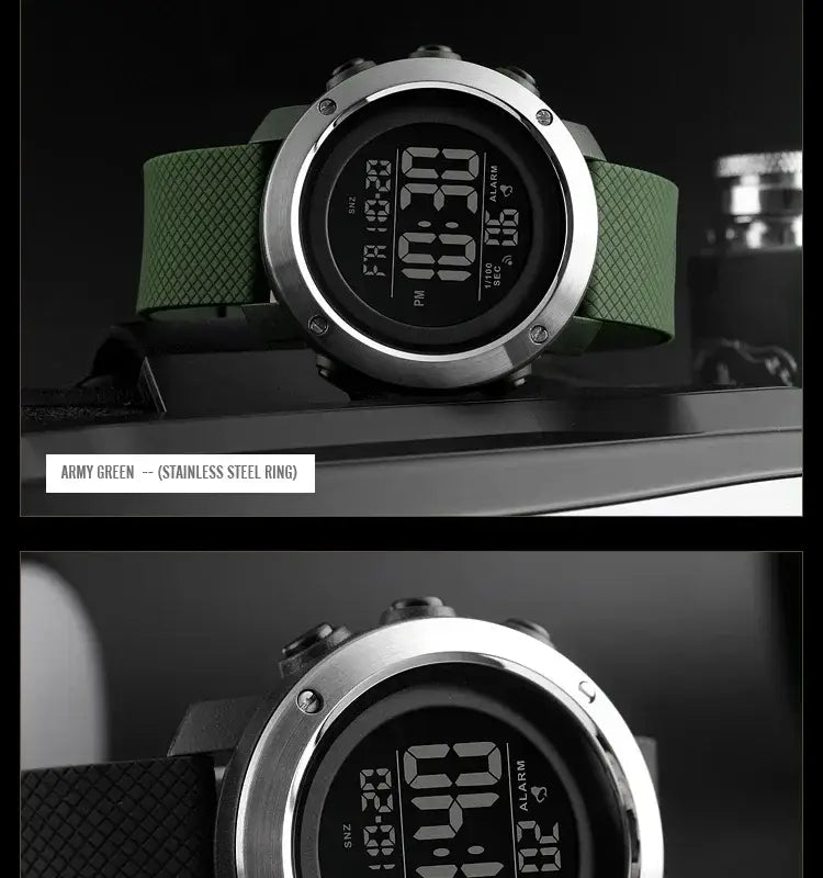 Montre SKMEI Digital Sport Watch Waterproof Chronograph Alarm Men Timepiece