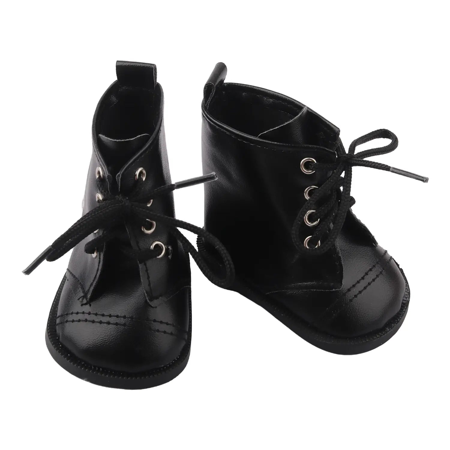 Beautiful Shoe’s 7 Cm Lace-up Leather Horse Riding Boots Fashion Doll Shoes For 18 inch American And 43Cm Baby New Born