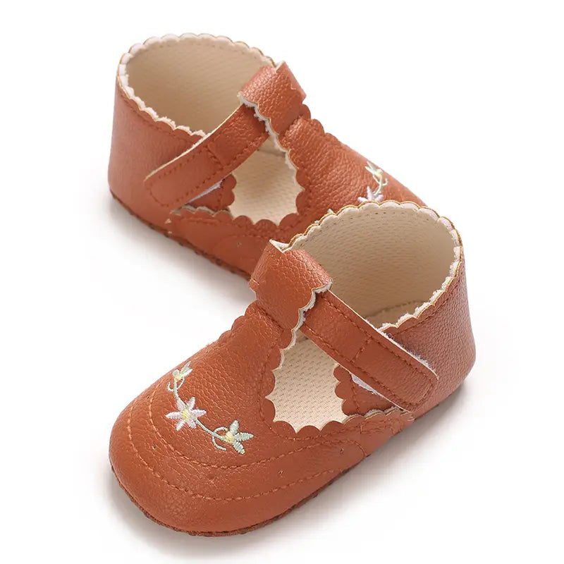 Beautiful Shoe’s 0-18M Baby Girl Princess Shoes Cute Printed Soft Cloth Bottom Anti slip Spring and Autumn Princess