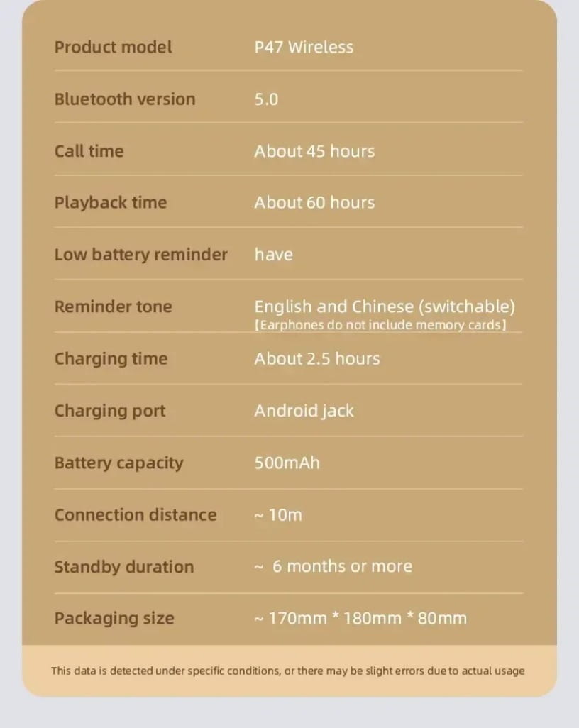 Multifunctional Portable Foldable Headmounted Wireless Bluetooth 5.0 Headset For Bluetooth connection TF Card Wired