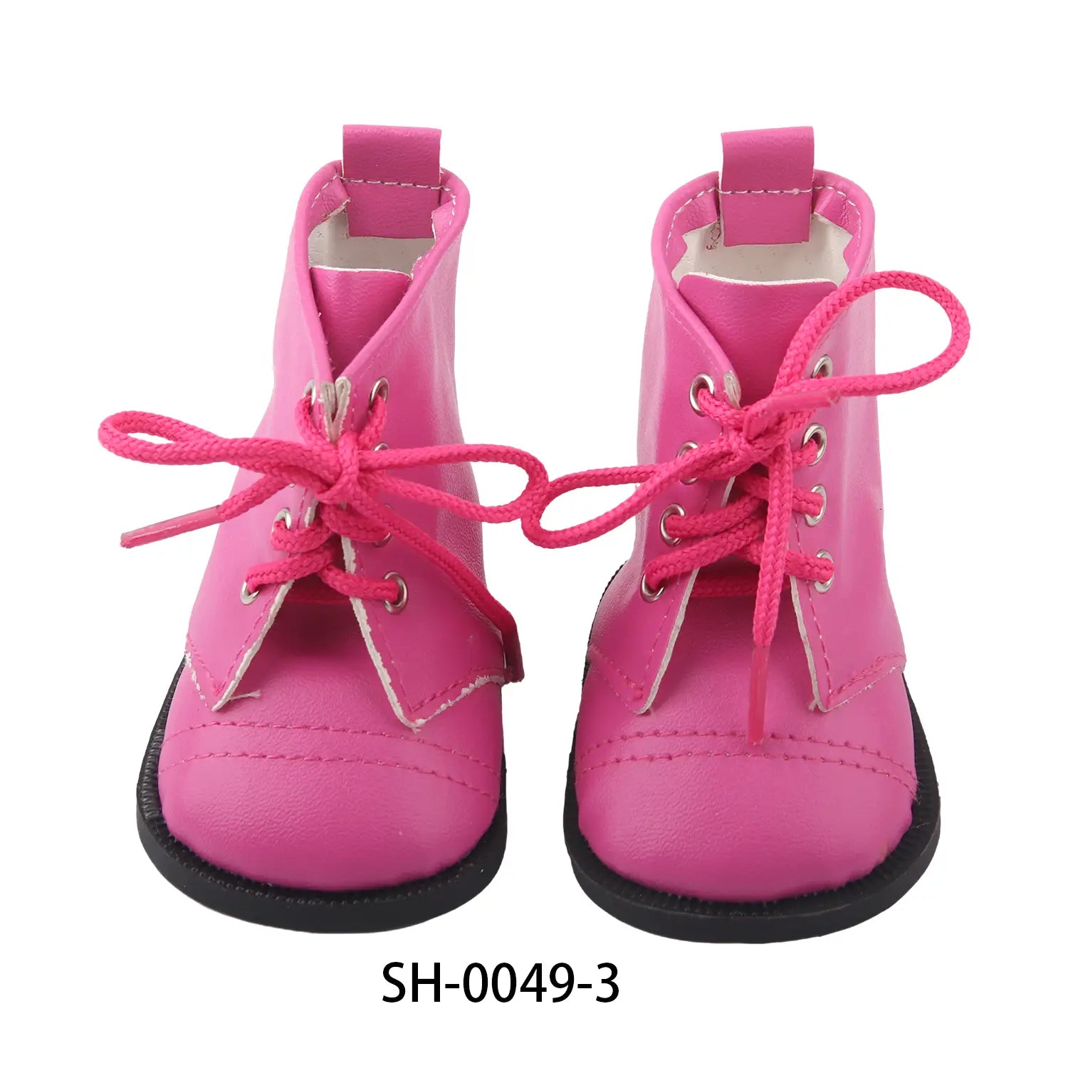 Beautiful Shoe’s 7 Cm Lace-up Leather Horse Riding Boots Fashion Doll Shoes For 18 inch American And 43Cm Baby New Born