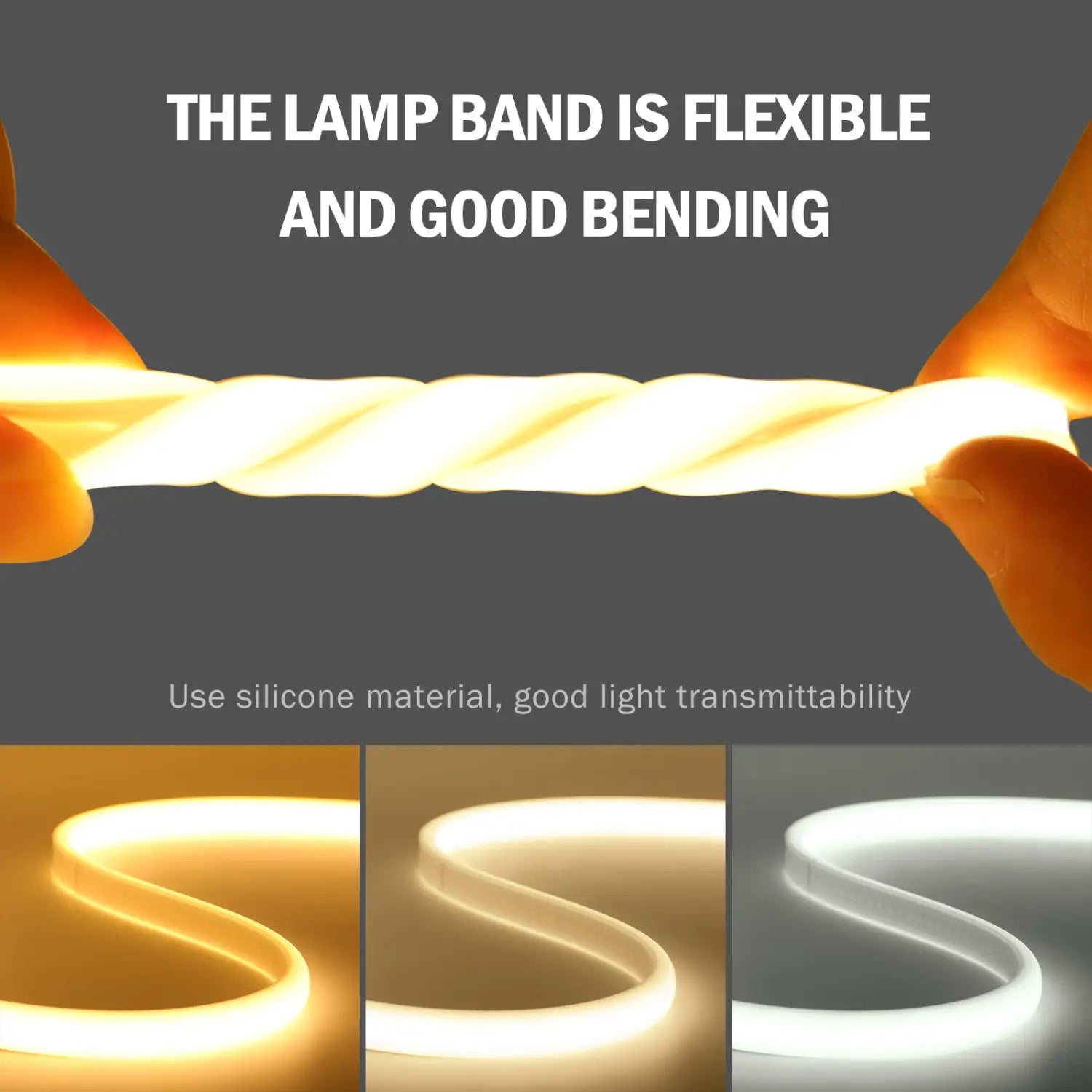 220V Dimmable COB LED Neon Strip Light With Switch/Dimmer Plug Waterproof 288Leds/M High Quality Neon Strip Garden Home