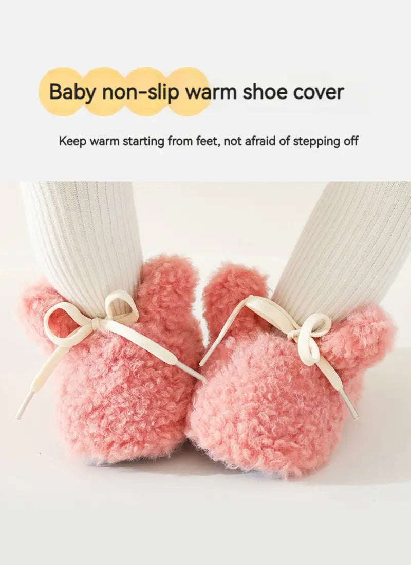Beautiful Shoe’s Baby Shoes Winter Baby Boy Girl Booties Fluff Soft Toddler Shoes First Lamb Cashmere Anti-Slip Warm