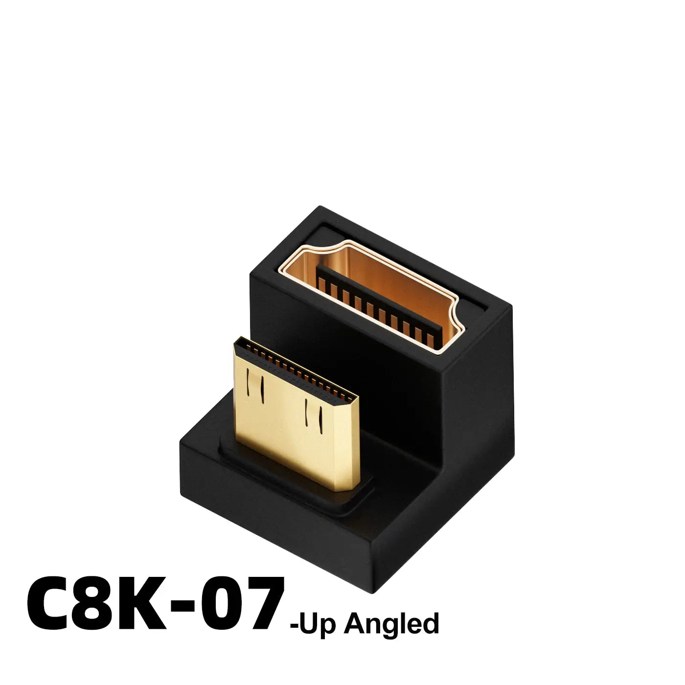 HDMI-Compatible Adapter 90 270 Degree Right Angle Male to Female Converter 8K HD Connector Mini / Micro HDMI-compatible