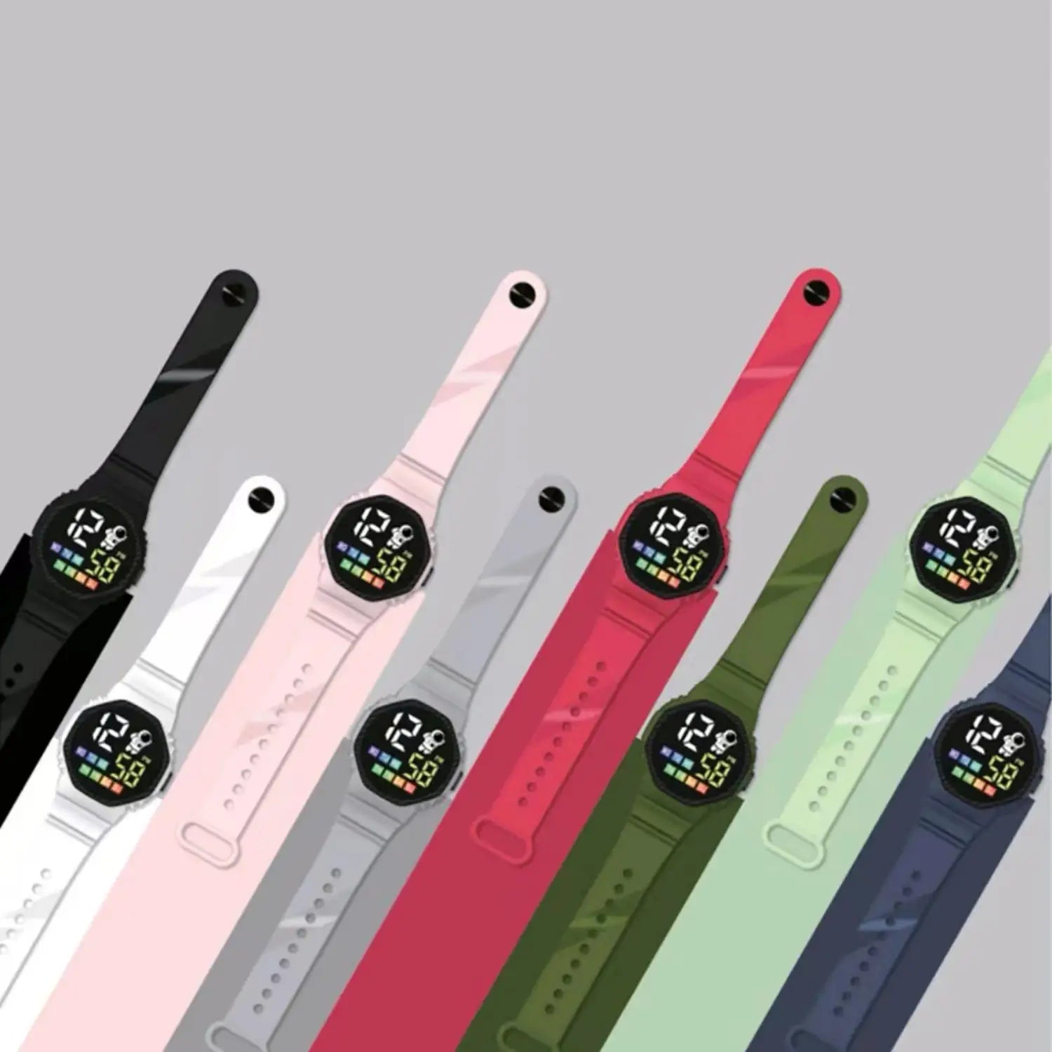 Montre Children’s Smart Watch Display Week LED Digital Wrist Watches For Boy Girl Waterproof Sport Watch Montre Enfant
