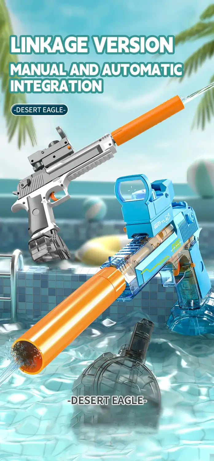New Water Gun Electric Pistol Shooting Toy Full Automatic Summer Beach Toy For Kids Children Boys Girls Adults pistolet