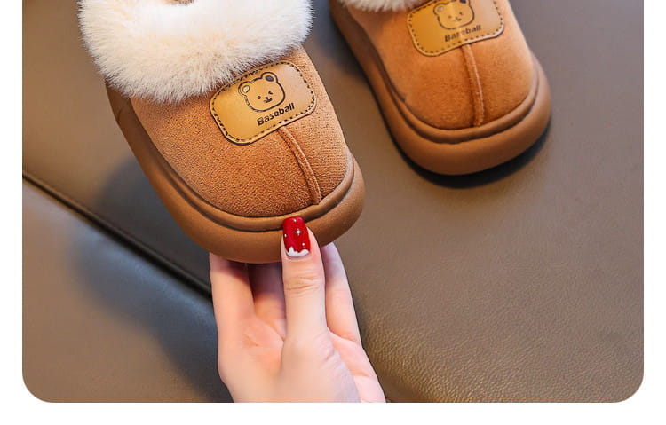 Beautiful Shoe’s Cute Cartoon Winter Boots For Children Boy’s Girl’s Plush Boots Thick Warm Velvet Faux Fur Snow Boot