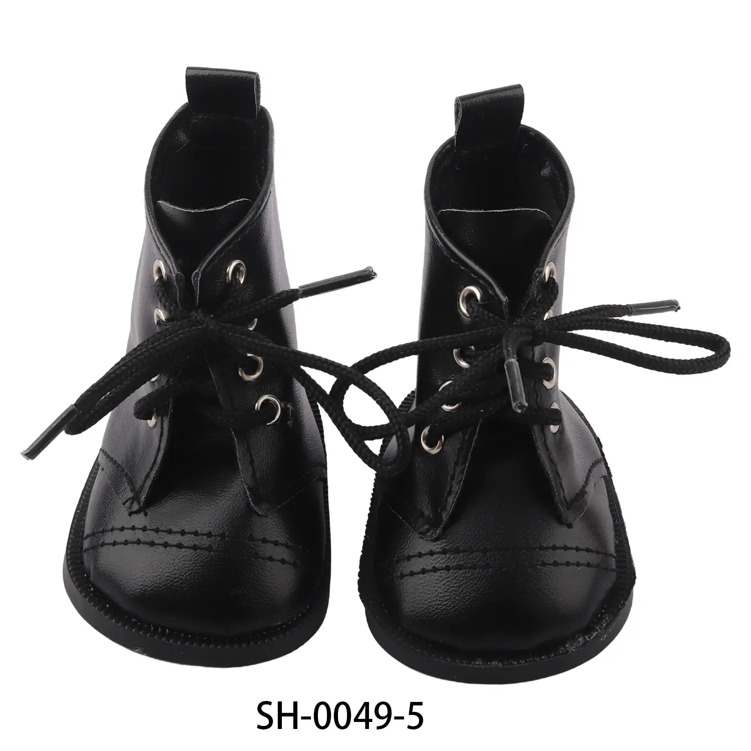 Beautiful Shoe’s 7 Cm Lace-up Leather Horse Riding Boots Fashion Doll Shoes For 18 inch American And 43Cm Baby New Born