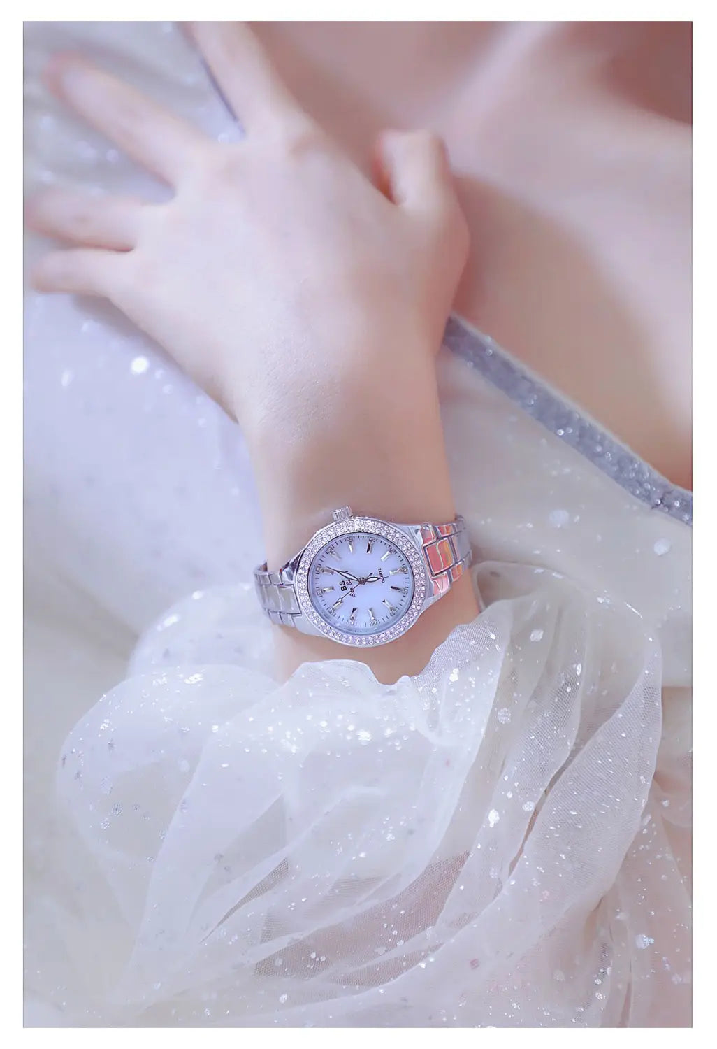 Montre Women Wrist Watches For Ladies Dress Gold Watch Crystal Diamond Women Watches Stainless Steel Silver Clock