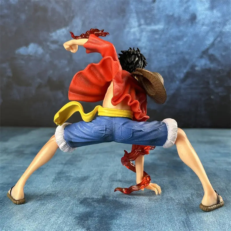 18cm One Piece Monkey D. Luffy Luffy Figures Battle Style Action Figures Anime Collection PVC Model Doll Toys Kid