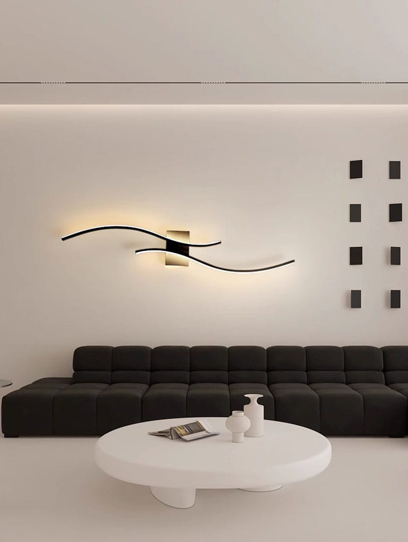 Indoor LED Wall Lamps for Corridor Bedroom Aluminum LED Wall Sconce Wall Lighting Fixtures for TV Background AC85-265V