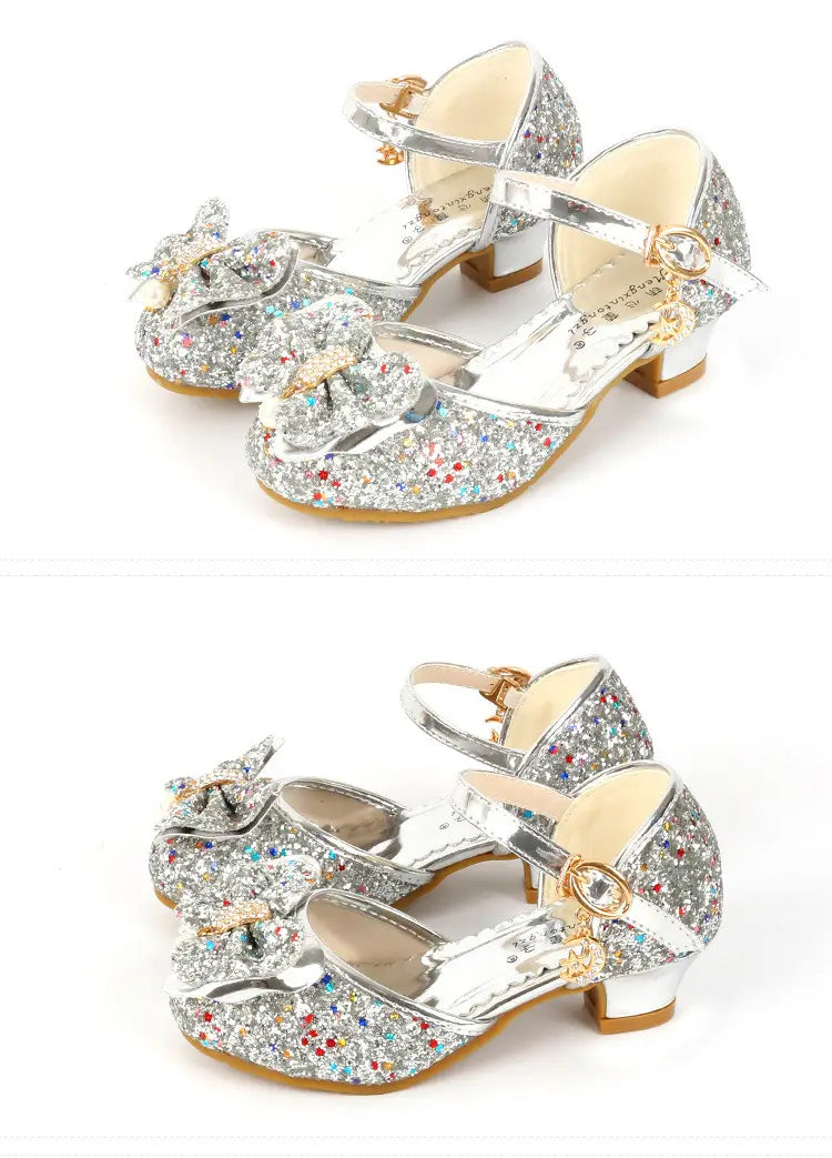 Beautiful Shoe’s ULKNN Flower Children Sandals Summer Beach Princess Girl Shoes for Kids Glitter Wedding Party sandalia