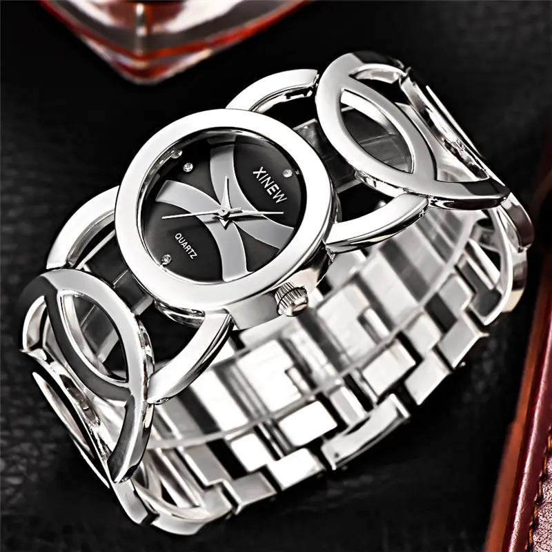 Montre Luxury Brand Lady Gold Watches Full Stainless Steel Magic Women Bracelet Zegarki Damskie Znanych Marek Montre