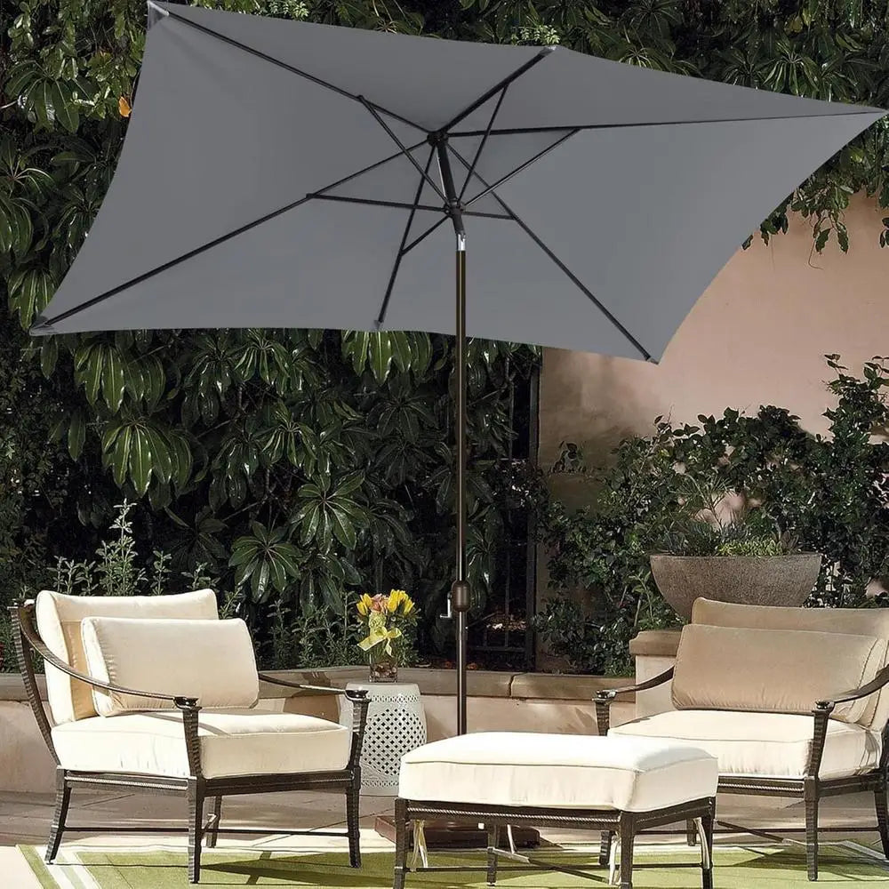 Rectangular Parasol Cloth Replacement 200x300cm Outdoor Backyard Garden Rainproof Square Patio Umbrella Cloth
