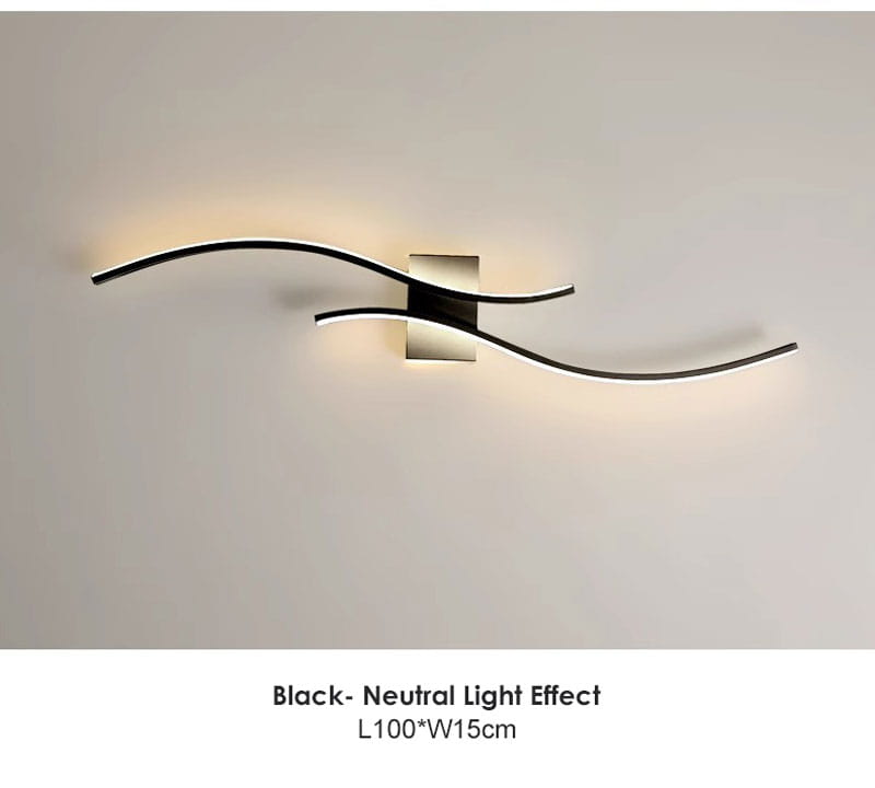 Indoor LED Wall Lamps for Corridor Bedroom Aluminum LED Wall Sconce Wall Lighting Fixtures for TV Background AC85-265V