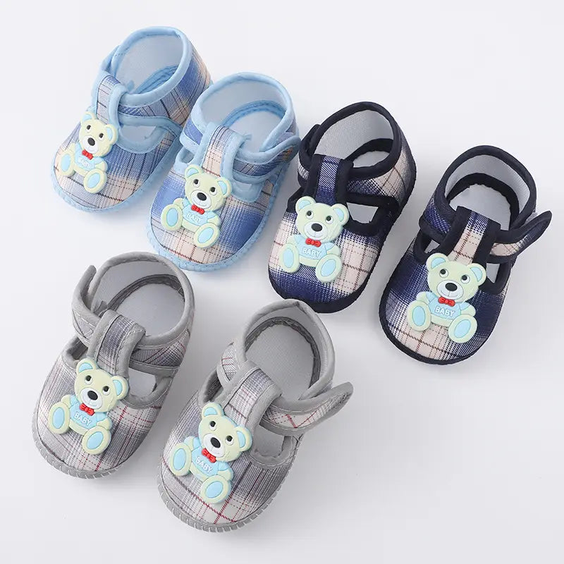 Beautiful Shoe’s Newborn Baby Boy Girls Shoes Spring Autumn Lovely Floral Embroidery Anti-Slip Sneaker Crib Shoes Soft