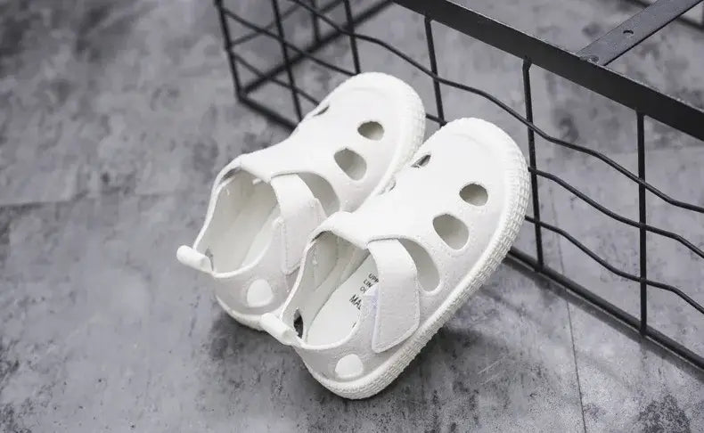 Beautiful Shoe’s Kids Half Sandals Boys Sports Casual Shoes Cut-outs Hollow Fashion 2024 New Spring Summer Toddlers