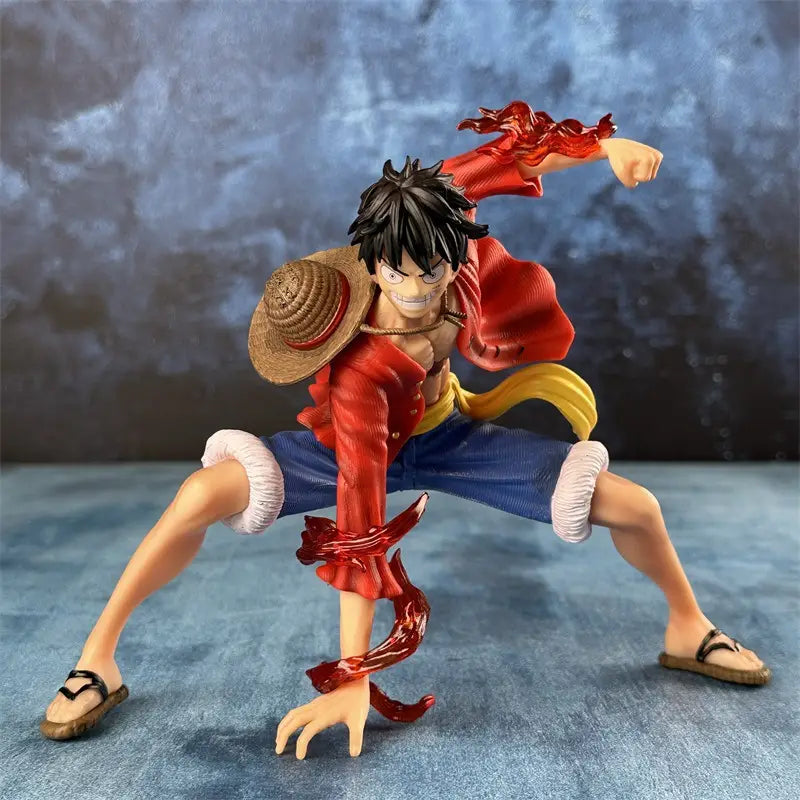 18cm One Piece Monkey D. Luffy Luffy Figures Battle Style Action Figures Anime Collection PVC Model Doll Toys Kid