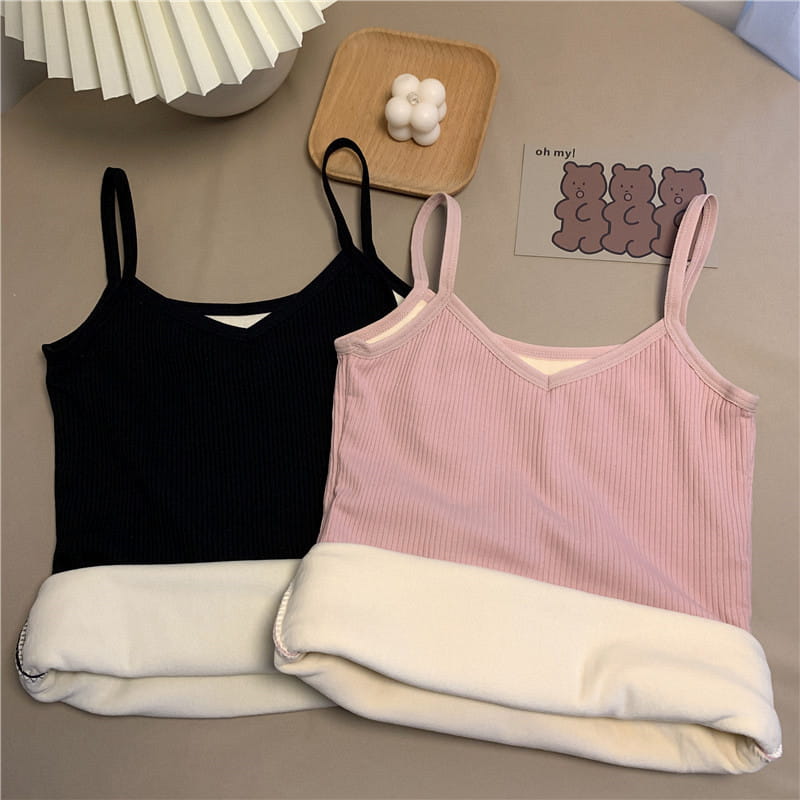 Women Winter Warm Underwear Solid Color Thermal Casual Nightwear Sexy Elasticity Female Thin Velvet T-shirt Sleeveless