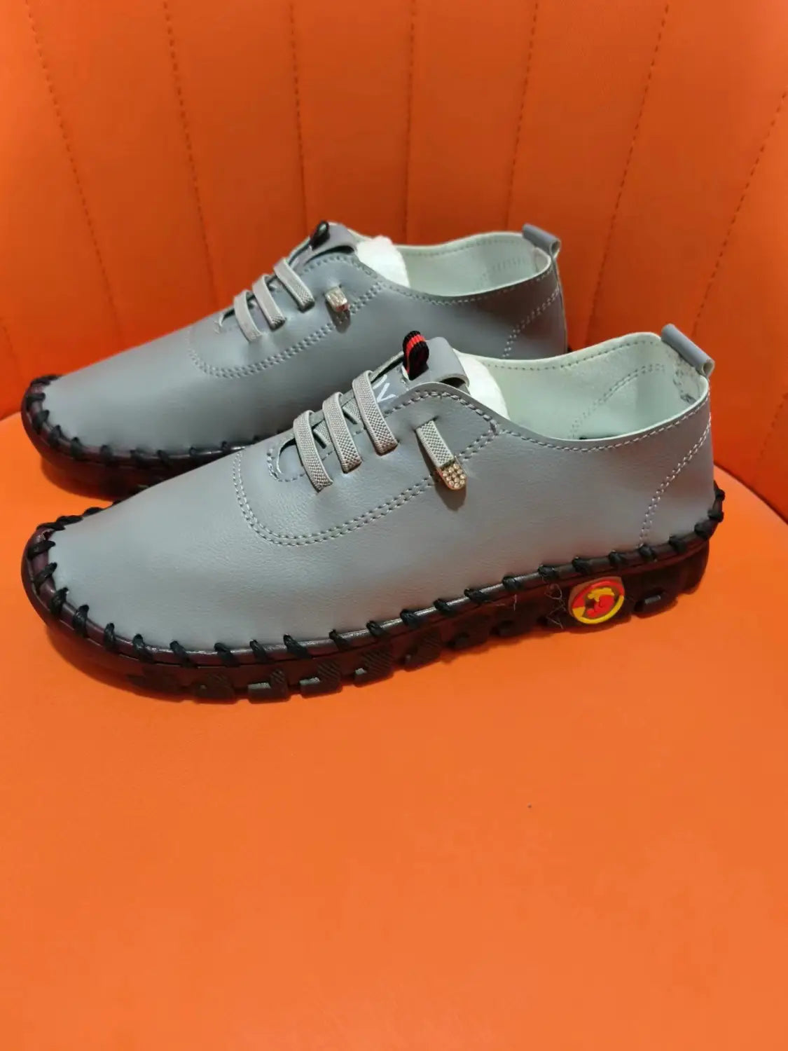Beautiful Shoe’s Sneakers Women Shoes Loafers Lace Up Leather Flat New Spring 2025 Casual comfortable Mom Shoe Mujer