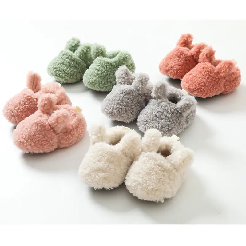 Beautiful Shoe’s Baby Shoes Winter Baby Boy Girl Booties Fluff Soft Toddler Shoes First Lamb Cashmere Anti-Slip Warm