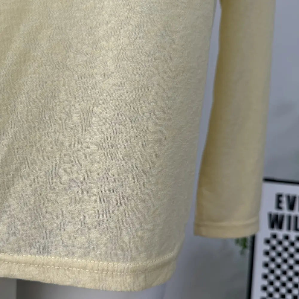 Hirsionsan 2025 Basic soft T Shirts Women Summer autumn Long Sleeves Loose Bottom Tees Ladies Casual Knitted Soft Woman