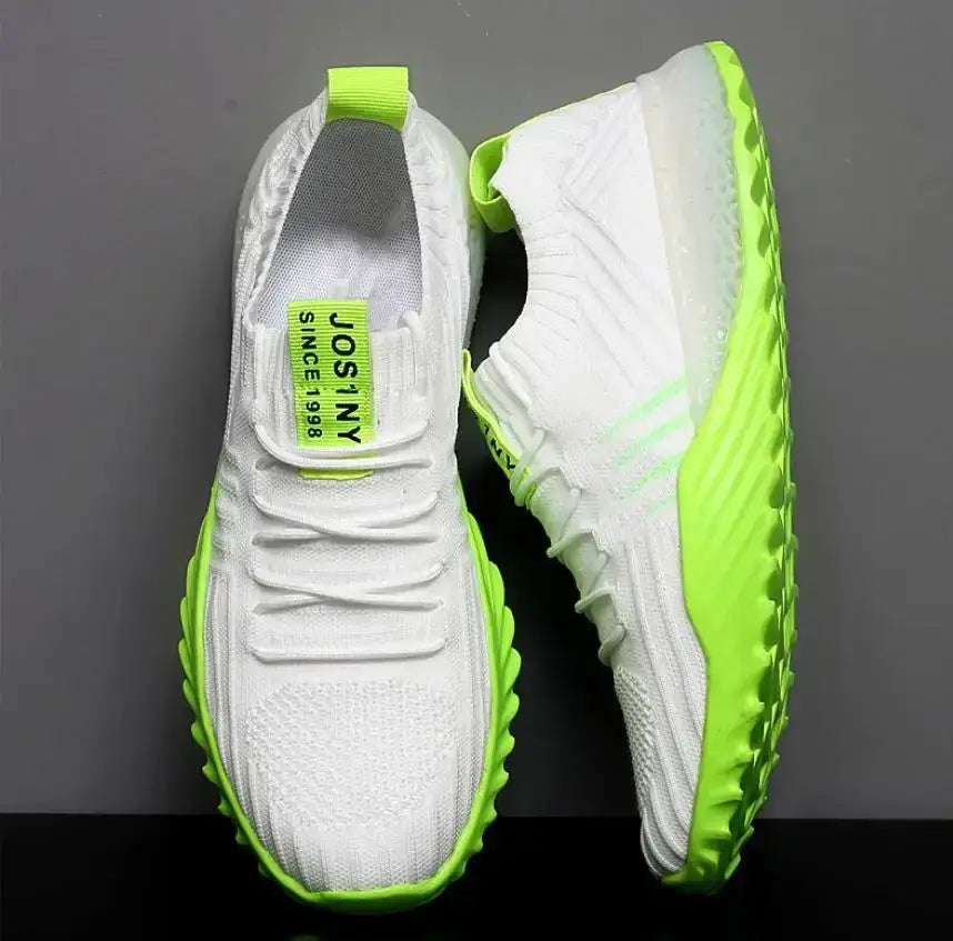 Beautiful Shoe’s Platform Sneakers Women Lace-up Vulcanize Shoes Designer Female Breathable Mesh Casual Sport Shoes