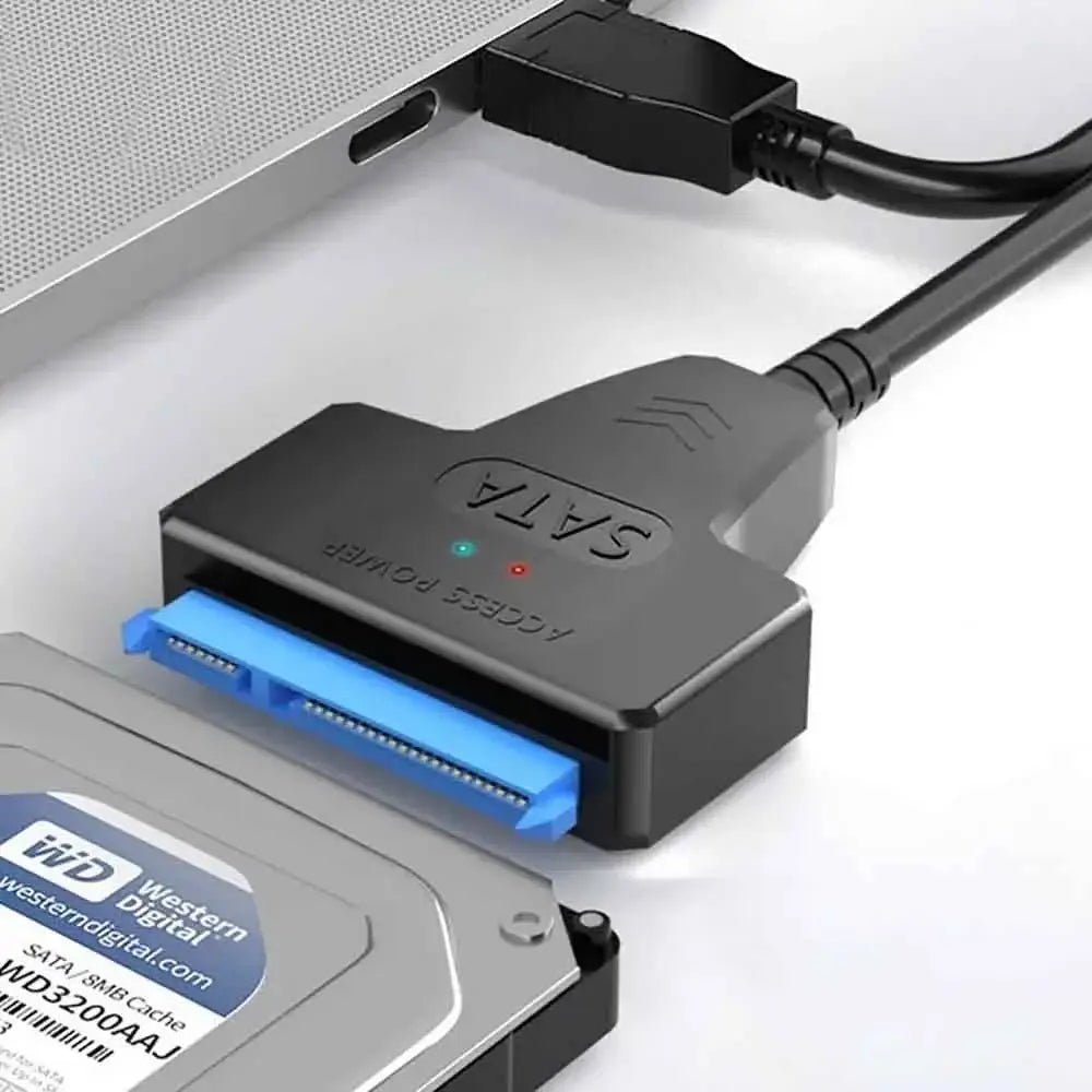 USB 3.0 SATA Cable Adapter Up to 6 Gbps Extension Computer Cables Connectors Support 2.5 Inches External Ssd Hdd Hard