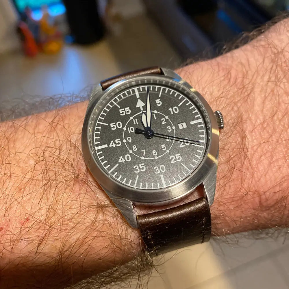 40mm Miyota 8215 Automatic Type B Pilot Watch