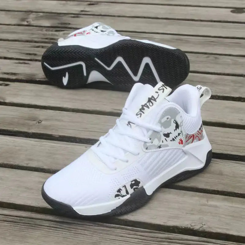 Beautiful Shoe’s New Anti-Slip Men’s Sneaker High Top Men’s Basketball Shoes Luxury Comfortable Running Shoes