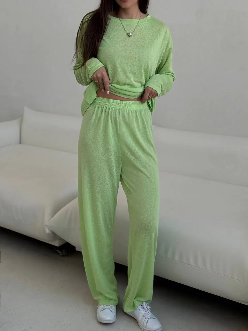Hirsionsan 2025 Basic soft T Shirts Women Summer autumn Long Sleeves Loose Bottom Tees Ladies Casual Knitted Soft Woman