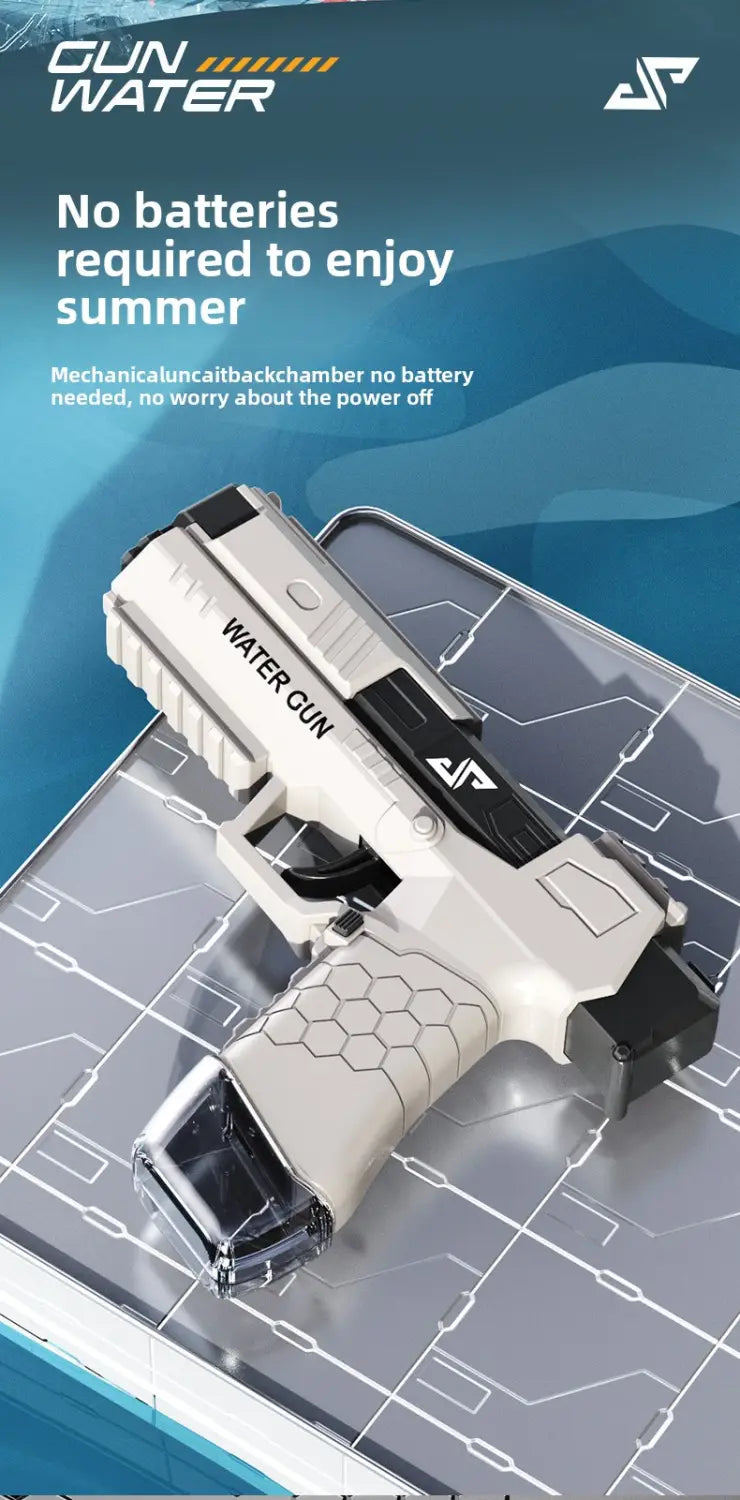 Manual Burst Water Gun for Children High Pressure Non Electric Water Pistol for Kids Summer Outdoor Beach Pool Water