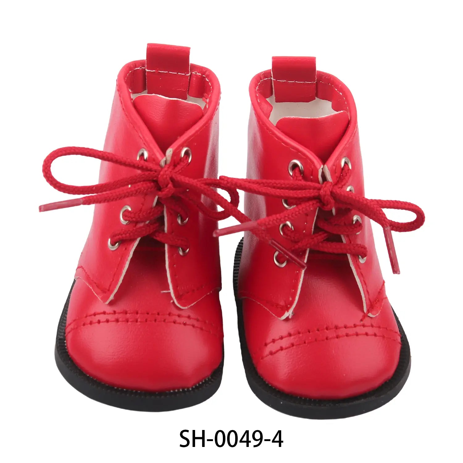 Beautiful Shoe’s 7 Cm Lace-up Leather Horse Riding Boots Fashion Doll Shoes For 18 inch American And 43Cm Baby New Born