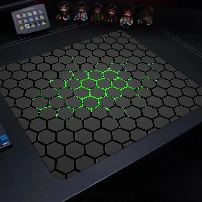 Tapis de souris de jeu hexagonal en caoutchouc pour ordinateur portable PC Gamer décoration de bureau tapis de bureau