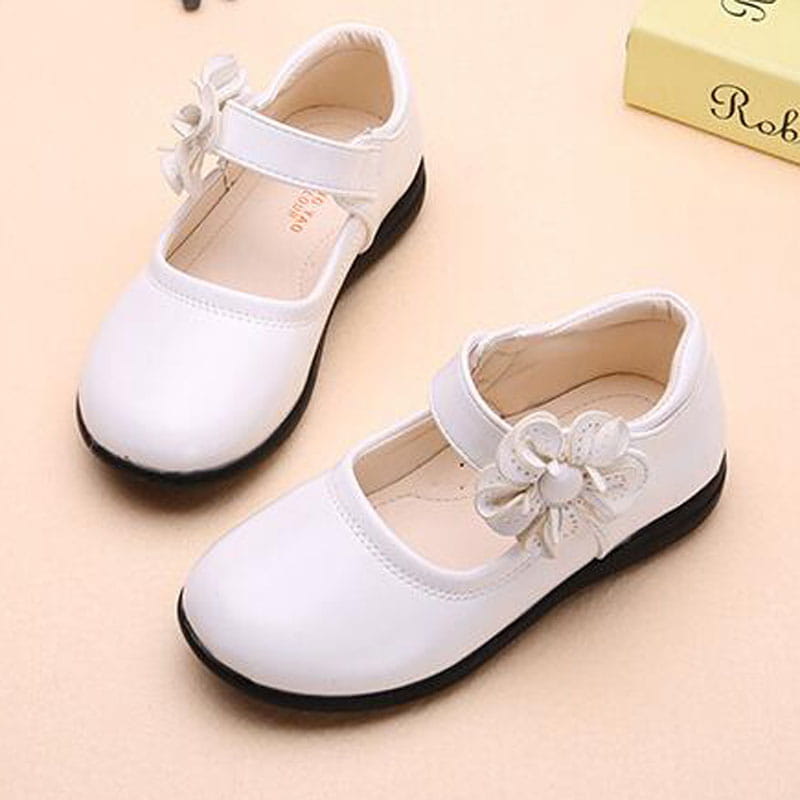 Beautiful Shoe’s Girls Shoes PU Leather Spring Autumn Kids Shoes for Girl Children Princess School Shoes Flower