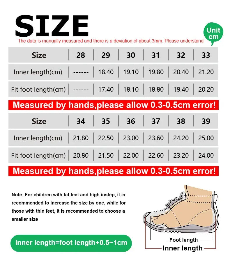 Beautiful Shoe’s Children Sneaker Boys Casual Shoes Leather Student Walking Shoes Kids Non-slip Lightweight Girls