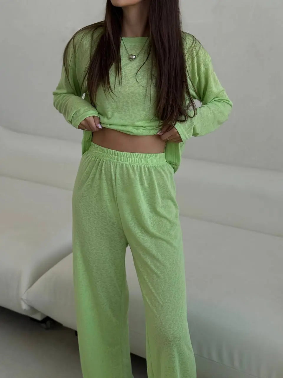 Hirsionsan 2025 Basic soft T Shirts Women Summer autumn Long Sleeves Loose Bottom Tees Ladies Casual Knitted Soft Woman