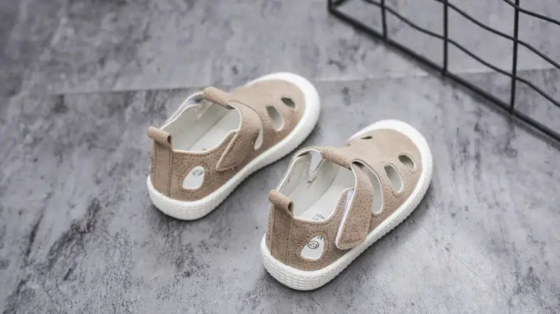Beautiful Shoe’s Kids Half Sandals Boys Sports Casual Shoes Cut-outs Hollow Fashion 2024 New Spring Summer Toddlers