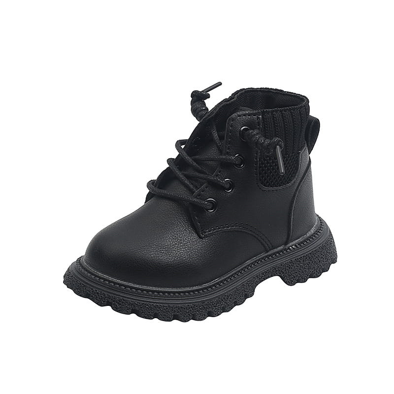 Beautiful Shoe’s Kids Leather Chelsea Boots Waterproof Children Sneakers Beige Toddler Snow Boots Girl Winter Shoe Boy