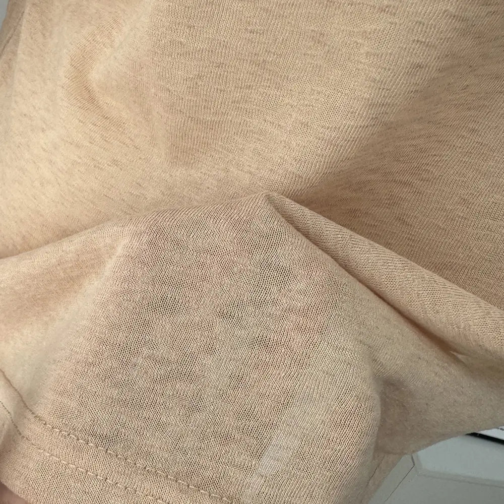Hirsionsan 2025 Basic soft T Shirts Women Summer autumn Long Sleeves Loose Bottom Tees Ladies Casual Knitted Soft Woman